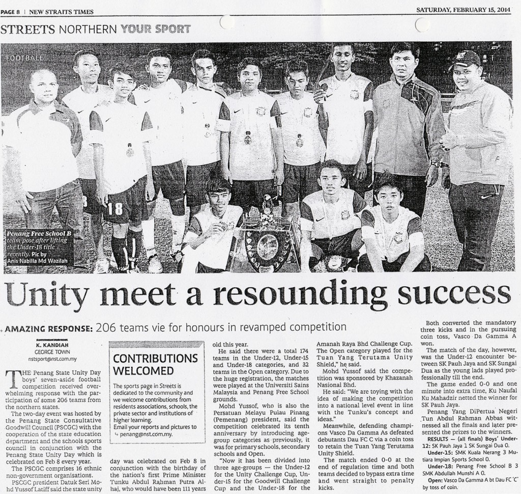 15 Feb 2014 - Unity meet a resounding success