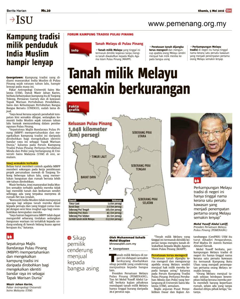 berita harian 5 mei 2016